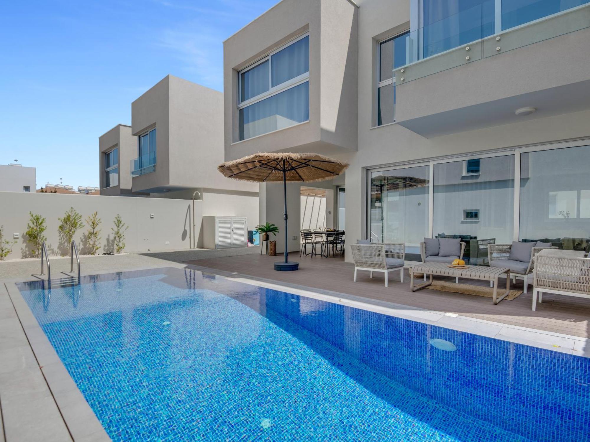 Sanders Mythical Blue Villas Paralimni Exteriör bild