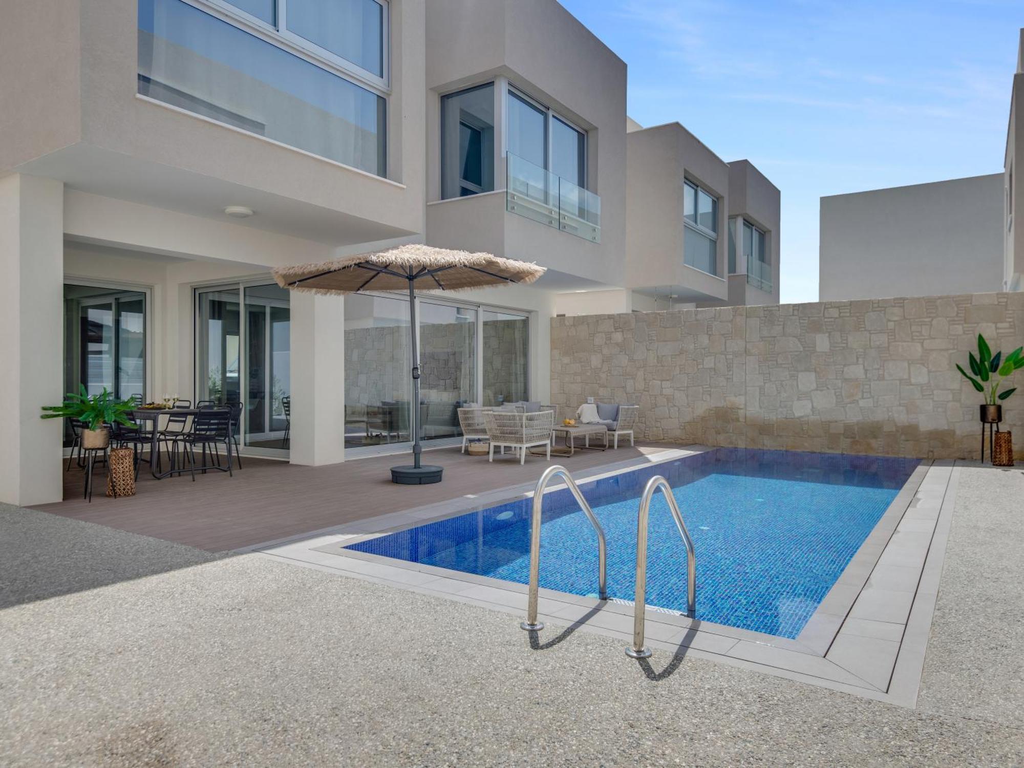 Sanders Mythical Blue Villas Paralimni Exteriör bild