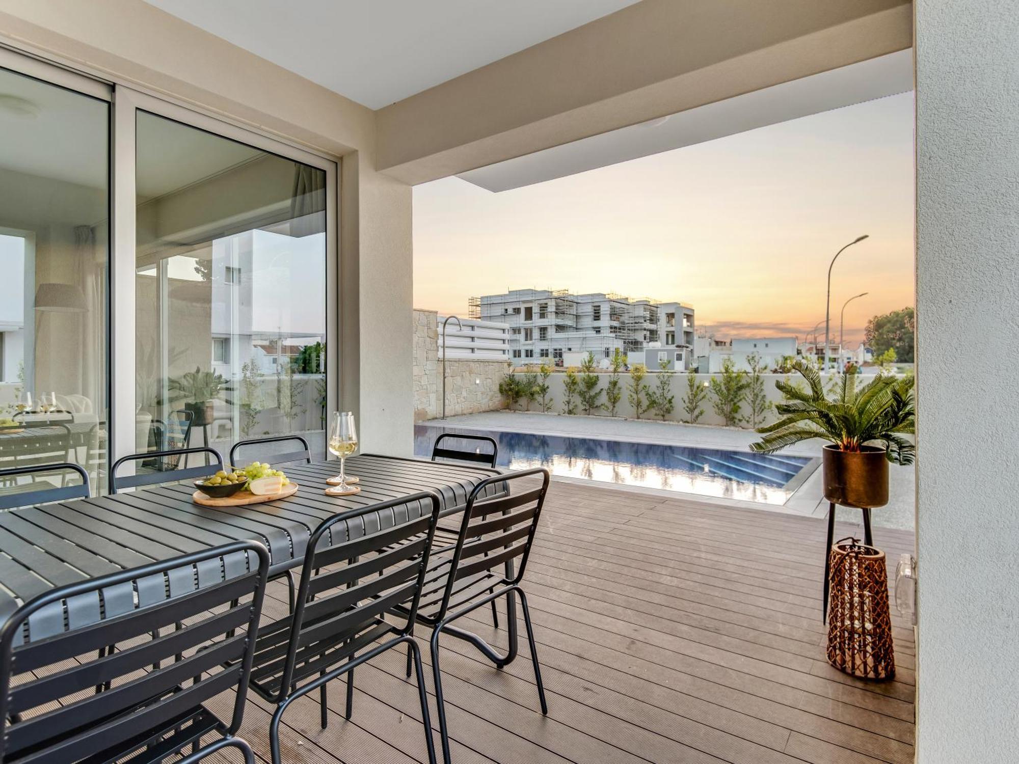 Sanders Mythical Blue Villas Paralimni Exteriör bild