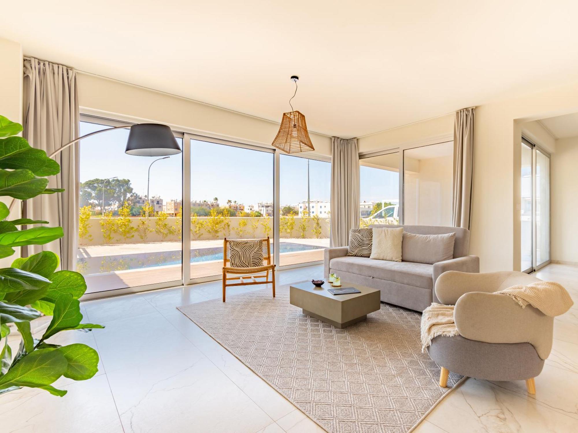 Sanders Mythical Blue Villas Paralimni Exteriör bild